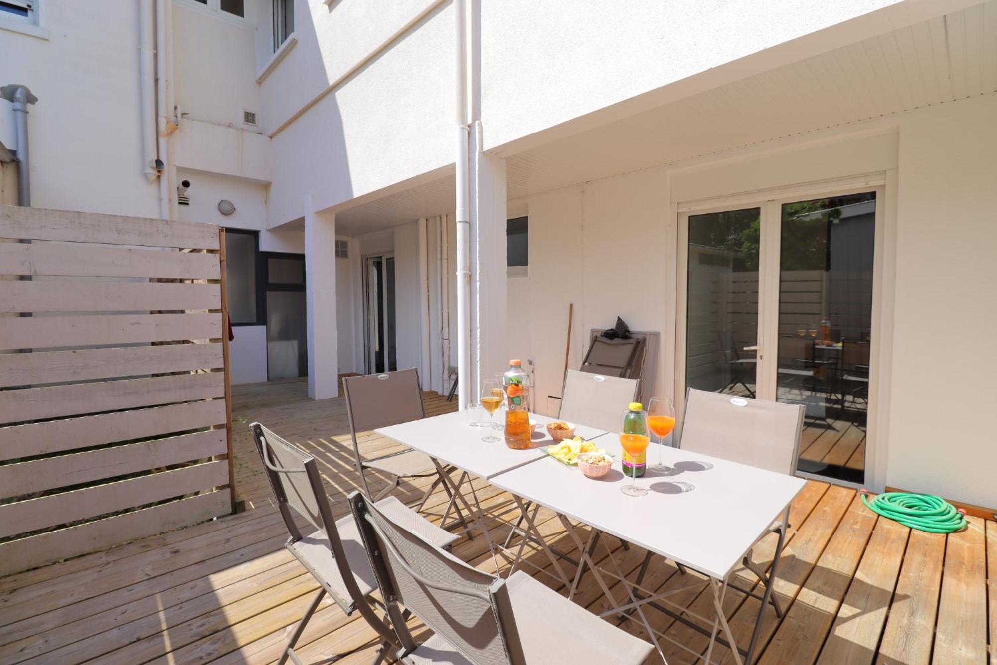 Le Spazioso - T3 Arcachon Avec Terrasse Privative חדר תמונה